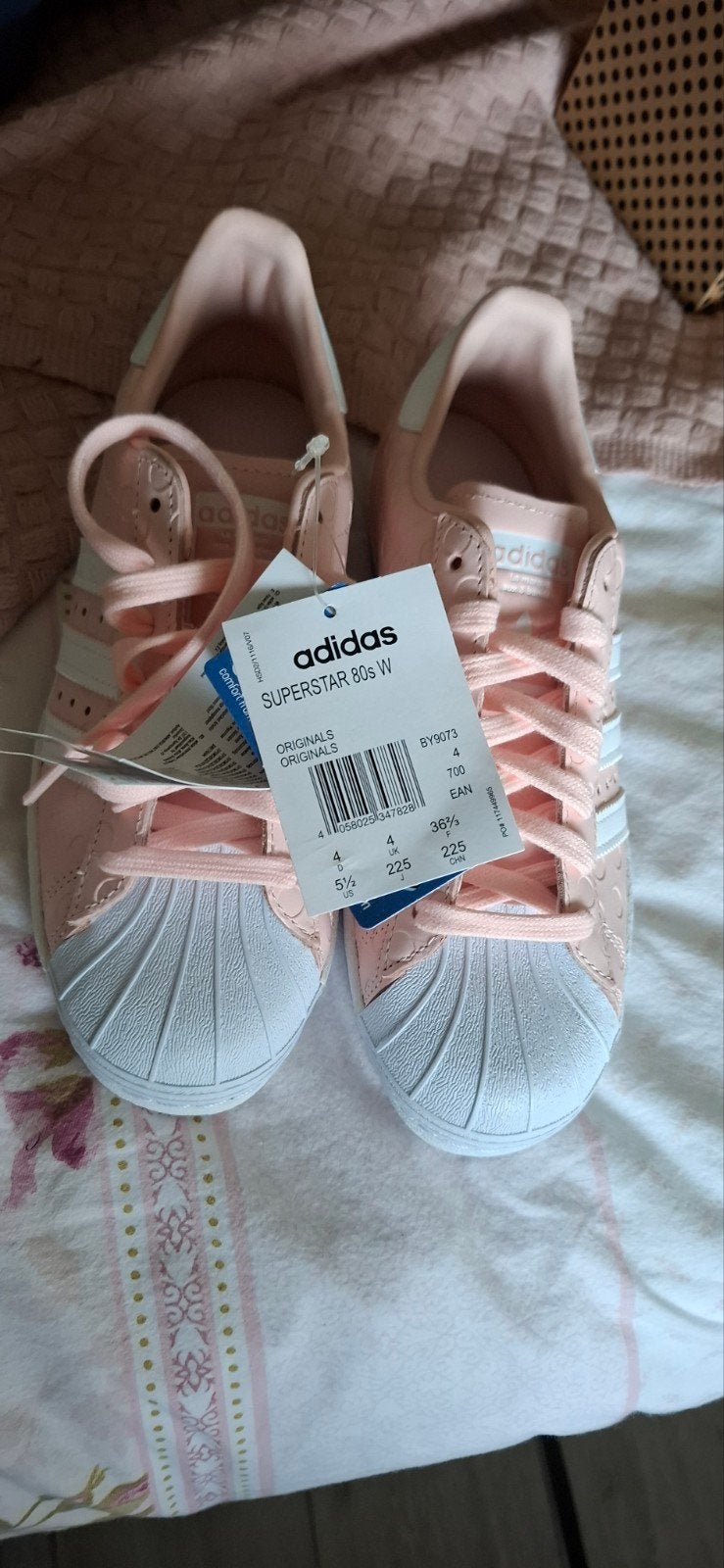 Nieuwe Adidas Superstar 80s W sneakers - Roze, maat 36 2/3, Adidas, Nieuw, Ophalen of Verzenden, Sneakers of Gympen