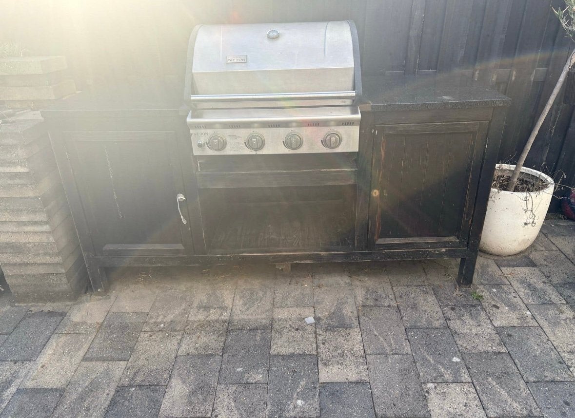 Gas barbecue, Ophalen, Gebruikt