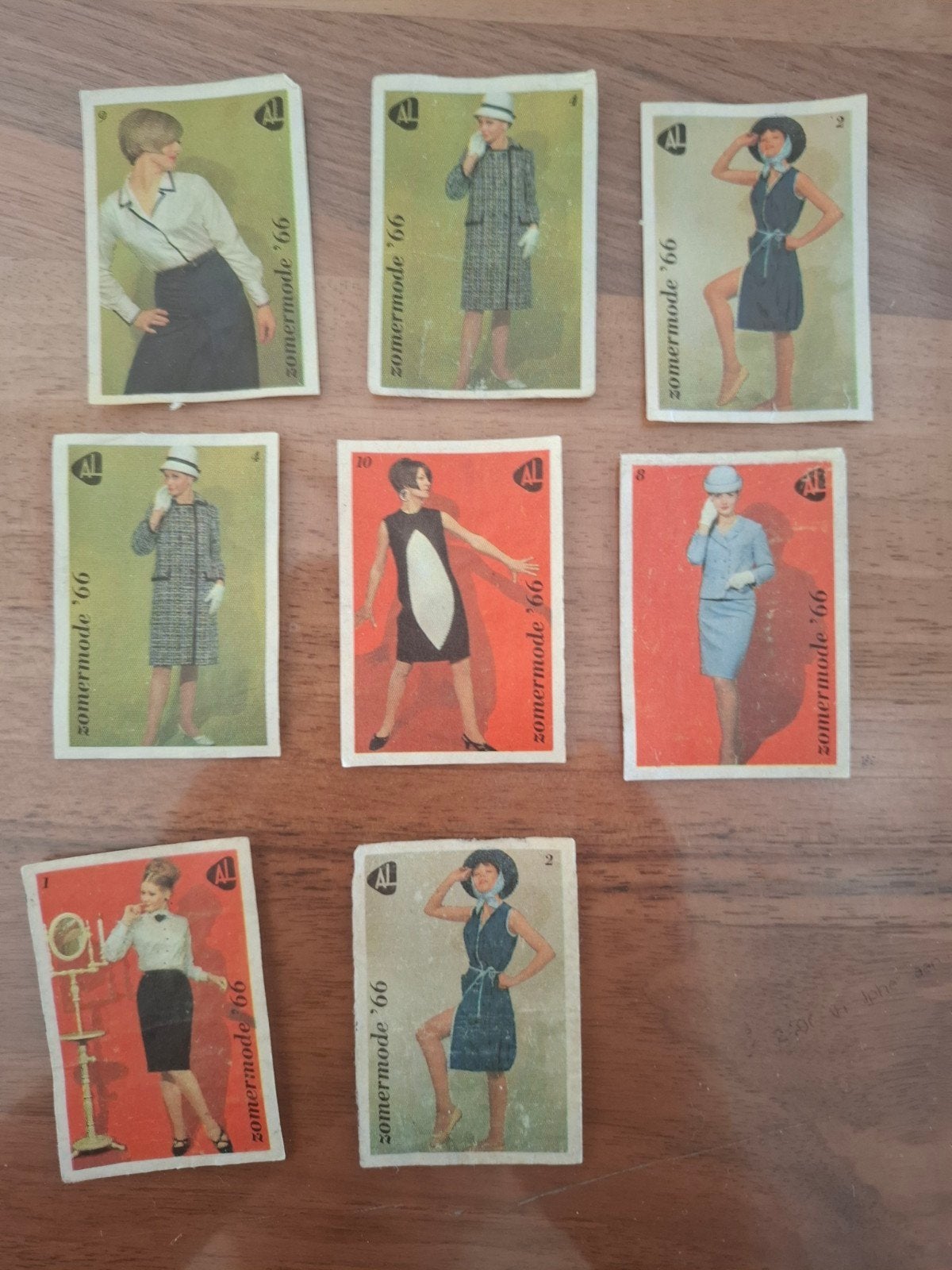 Lucifer plaatjes Zomermode '66 - Geen doosje, Ophalen of Verzenden, Gebruikt