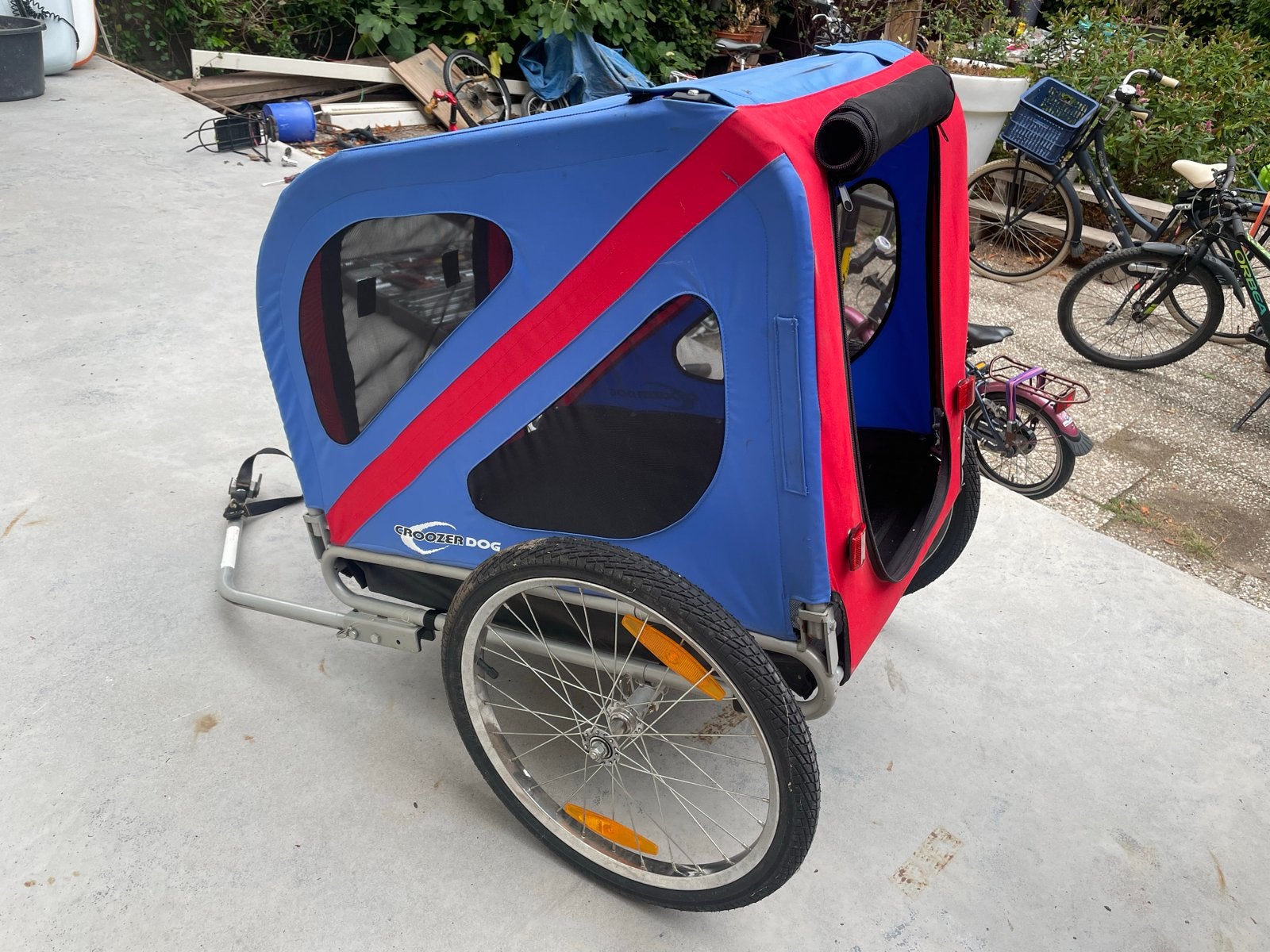 CroozerDog hondenfietskar of bagage aanhanger, Ophalen, Gebruikt, Vering, 20 tot 40 kg