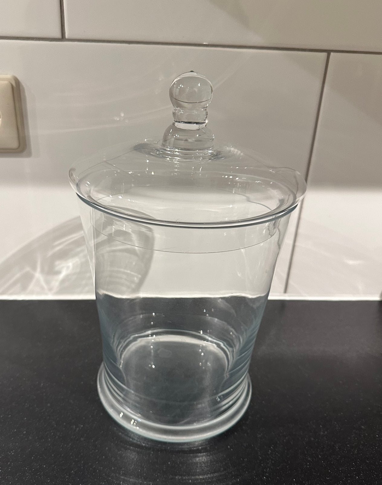 Voorraadpot, glas, Glas, Ophalen of Verzenden, Zo goed als nieuw
