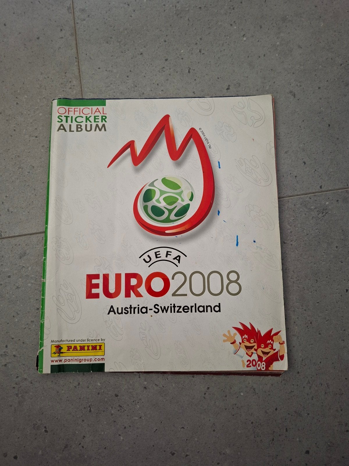 Panini Stickerboek UEFA EURO 2008 Oostenrijk-Zwitserland, Ophalen, Gebruikt, Sport