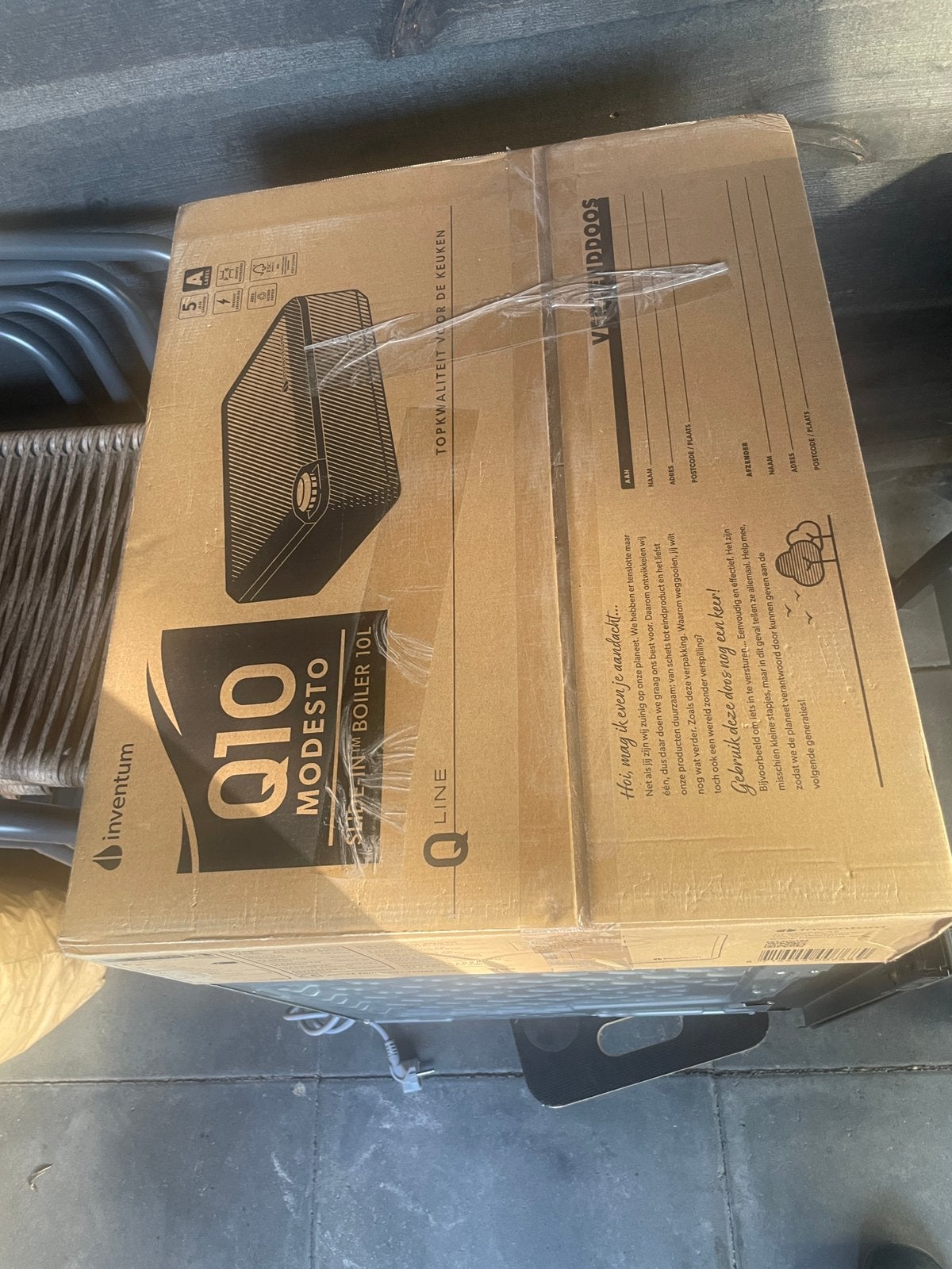 Inventum plintboiler, Ophalen, Boiler, Minder dan 20 liter, Minder dan 3 jaar oud