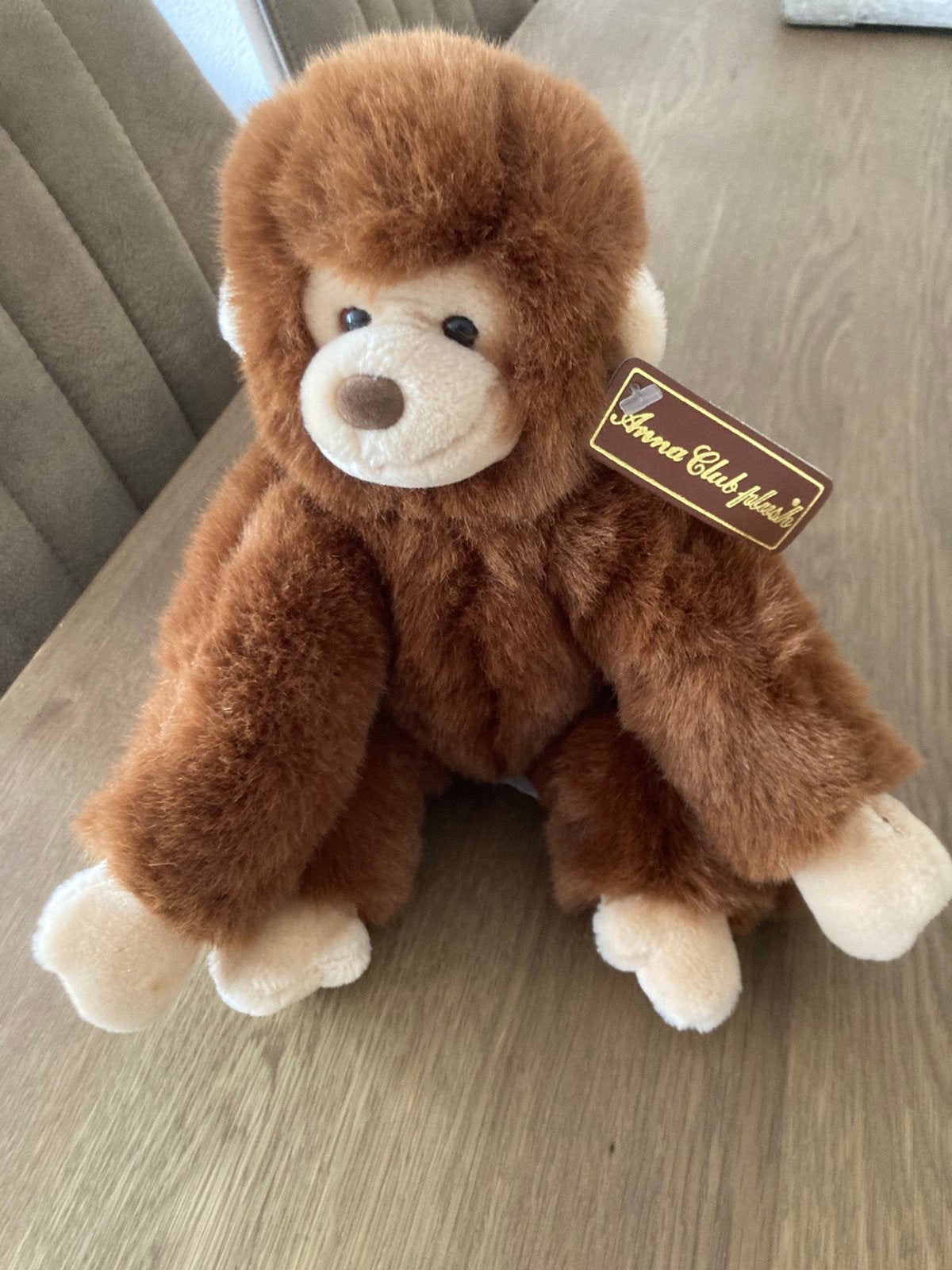Aap, merk Anna Club plush, Nieuw, Ophalen of Verzenden, Met label, Anna Club Plush