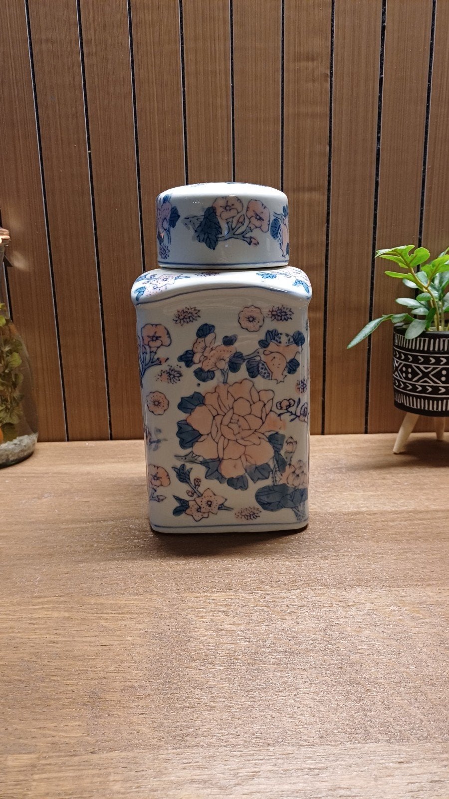 Vintage Chinese gemberpot / dekselvaas, Antiek en Kunst, Ophalen of Verzenden