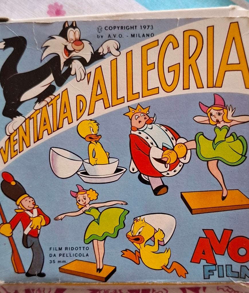 Vintage A.V.O. Milano v8mm kinderfilms (1973), Verzamelen, Ophalen of Verzenden, 1960 tot 1980, Overige typen