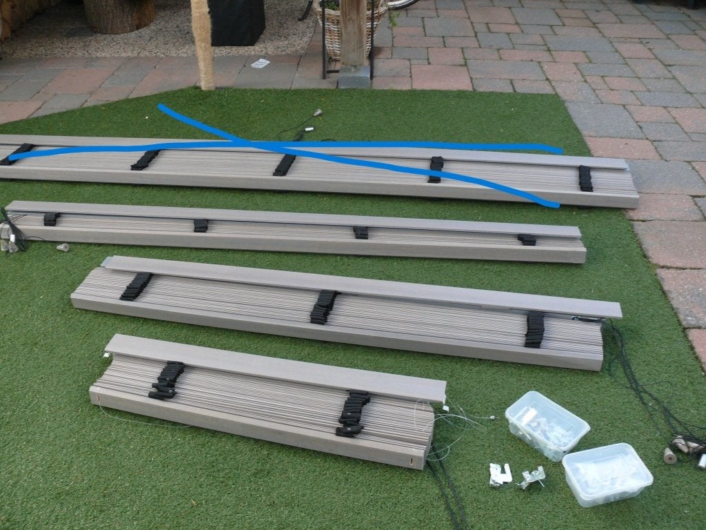 Mooie luxaflex in 3 maten, Jaloezie, Beige, Ophalen of Verzenden, Zo goed als nieuw