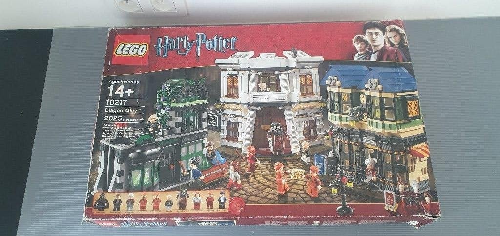 Lego 10217 Harry Potter Diagon Alley, Gebruikt, Lego, Harry Potter, Ophalen of Verzenden