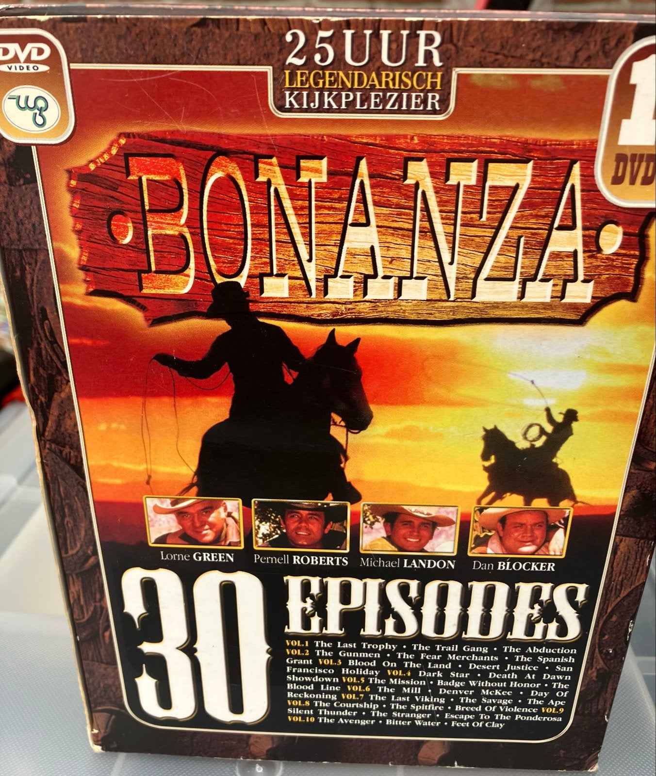 Bonanza DVD Boxset - 30 Episodes - 25 Uur Kijkplezier, Alle leeftijden, Ophalen of Verzenden, Zo goed als nieuw, Inclusief doosje