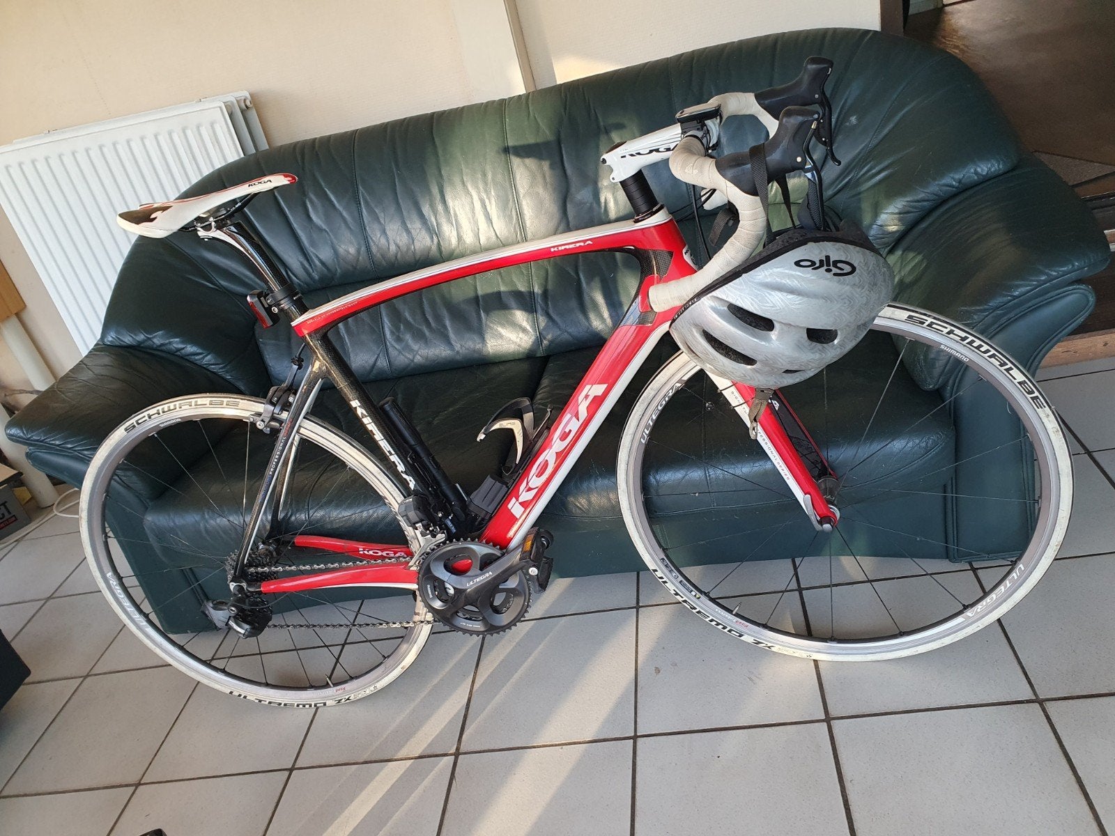 Race fiets Koga fietspomp en boekje krijgt mee., Ophalen, Gebruikt, Aluminium, Meer dan 20 versnellingen