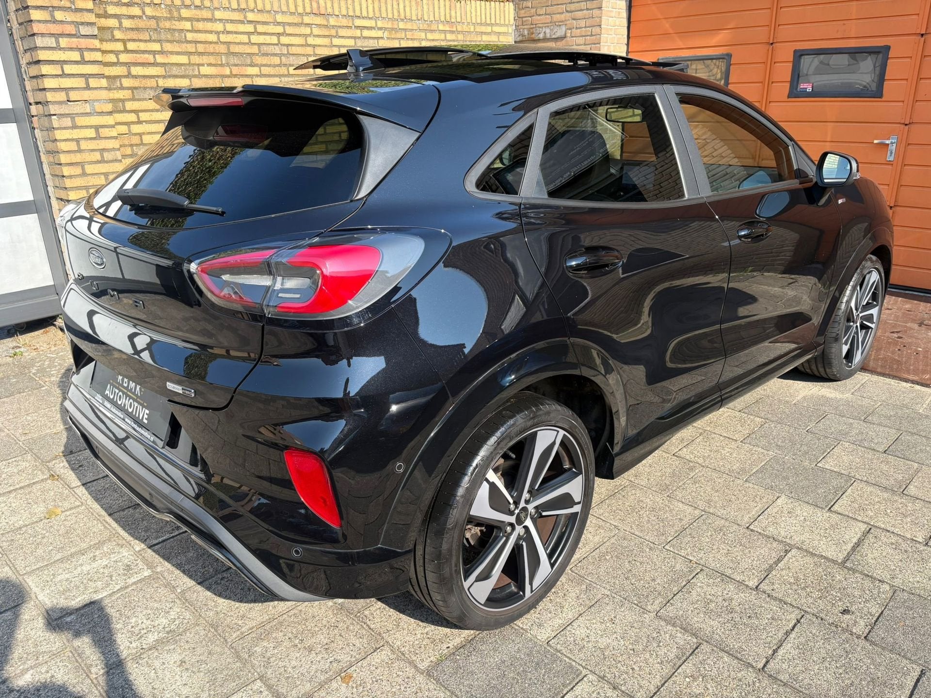 Ford Puma 1.0 EcoBoost Hybrid ST-Line X, Voorwielaandrijving, Zwart, Leder en Stof, Origineel Nederlands