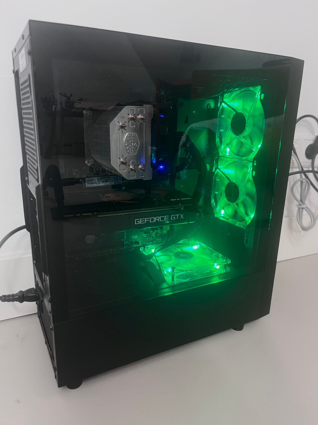 Game pc met: I7 6700-16gb ram-gtx1070 8gb vram-256gb ssd, Computers en Software, Desktop Pc's, Ophalen, Refurbished, Gaming, HDD