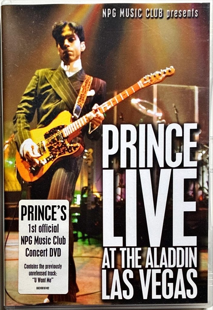 Prince - Live At The Aladdin Las Vegas (dvd), Alle leeftijden, Ophalen of Verzenden, Zo goed als nieuw, Concert