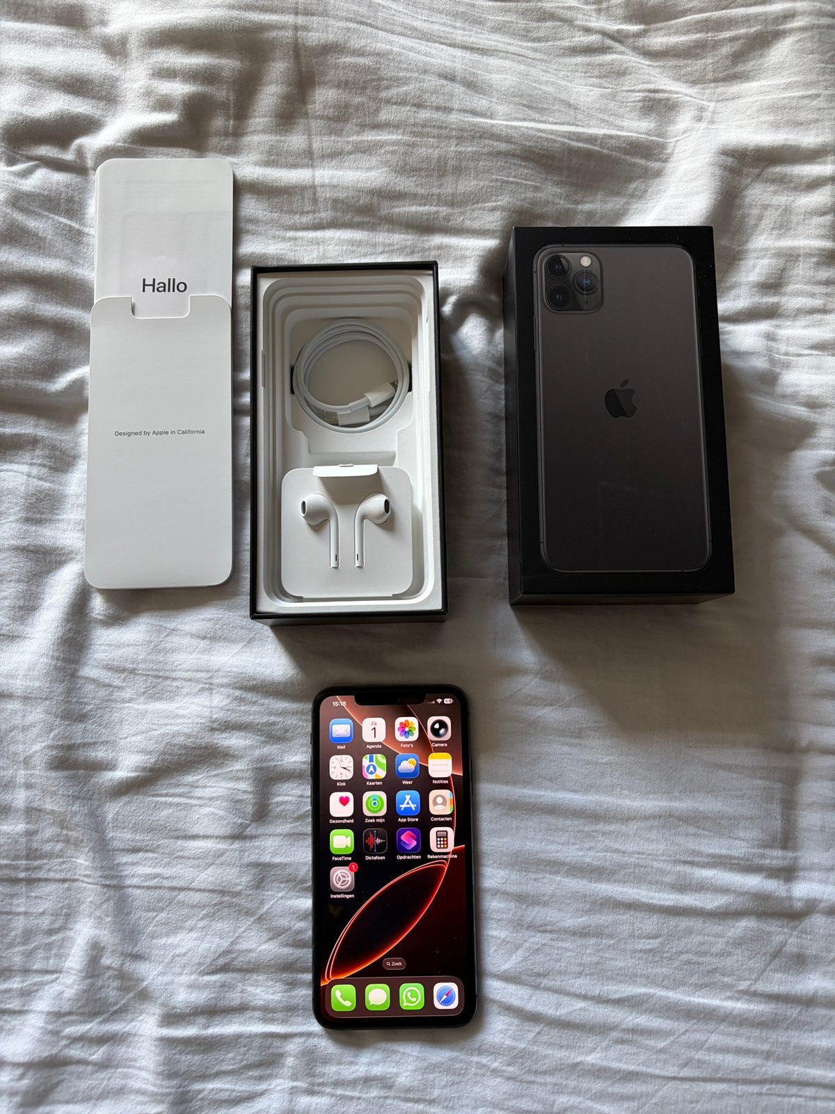 iPhone 11 pro max, Ophalen, IPhone 11 Pro Max, 75 %, Zwart