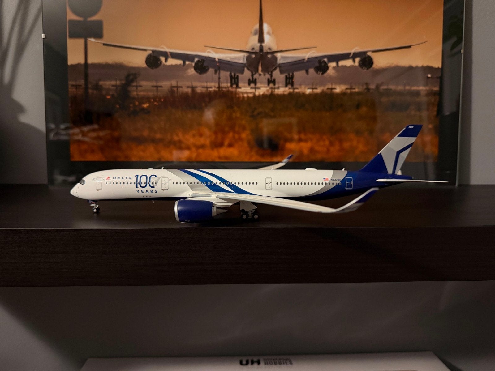 Delta Airlines A350-900 '100 years Gemini200 G2DAL1400 1:200, Overige merken, 1:200 of kleiner, Nieuw, Ophalen of Verzenden
