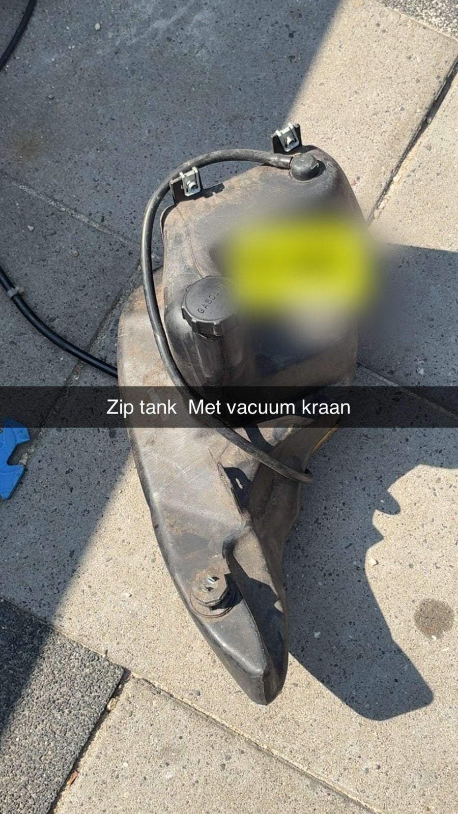 Zip tank, Ophalen, Zo goed als nieuw, Tank, Piaggio