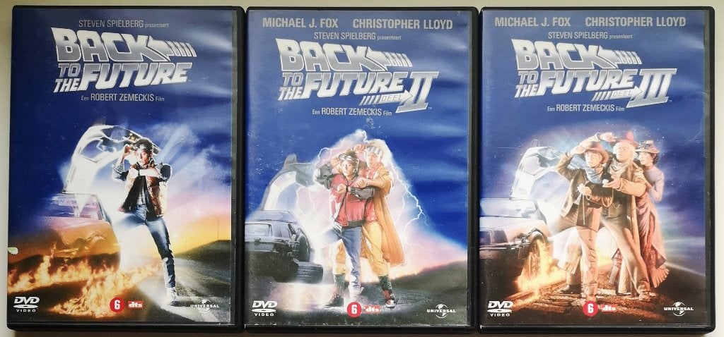 Back To The Future Trilogy ( Michael J. Fox / Chris. Lloyd ), Alle leeftijden, Ophalen of Verzenden, Gebruikt, Nederlands