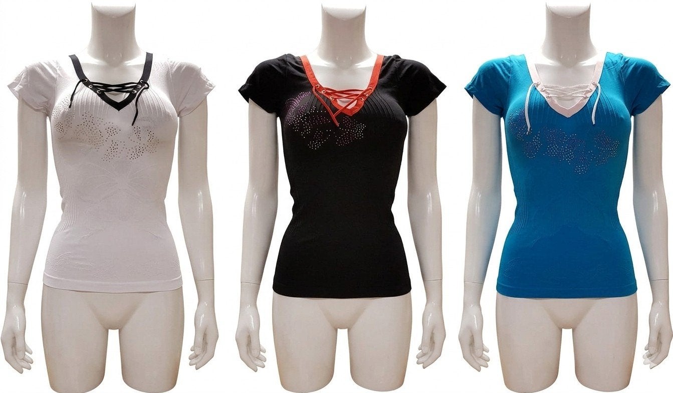 Partij dames topjes 24 stuks € 1,- p.st., ., Nieuw, Ophalen of Verzenden, .