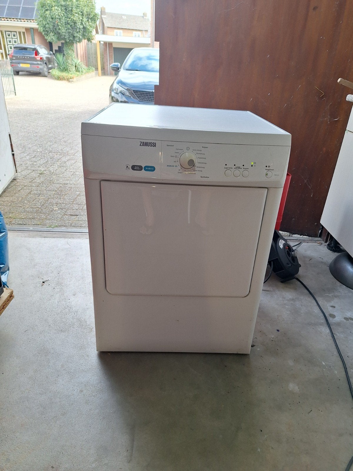 te koop: Zanussi condensdroger (gebruikt)., Witgoed en Apparatuur, Ophalen, Gebruikt, Minder dan 85 cm, Kort programma