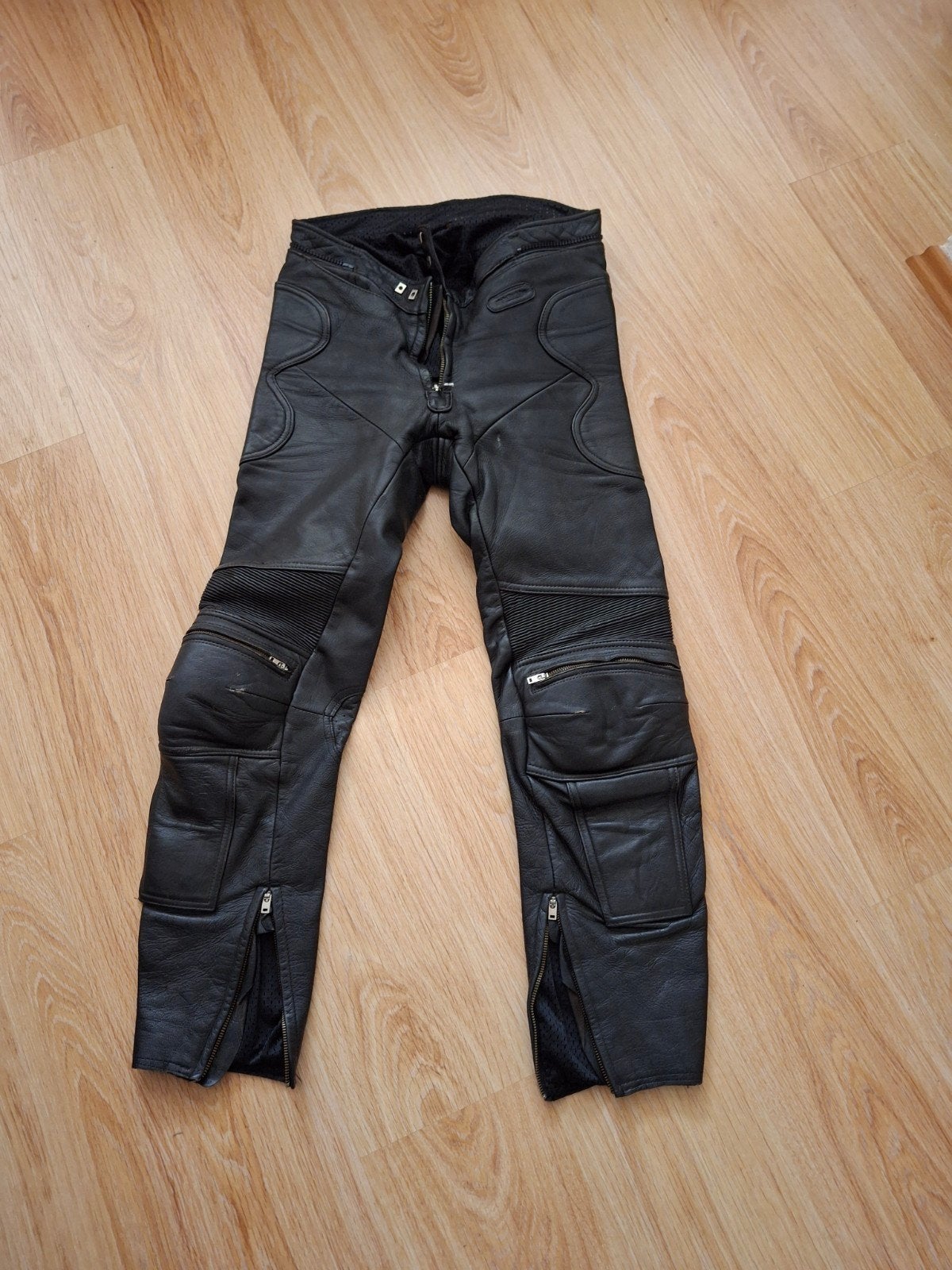 Leren motorbroek maat 50, Ophalen of Verzenden, Tweedehands, Broek | leer