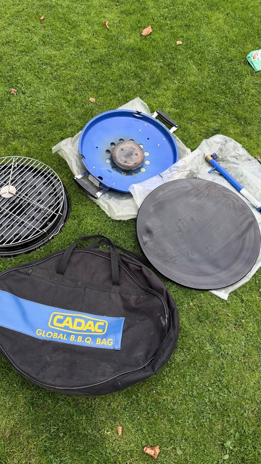 Cadac Global BBQ skottelbraai  met draagtas en accessoires, Tuin en Terras, Ophalen of Verzenden, Gebruikt