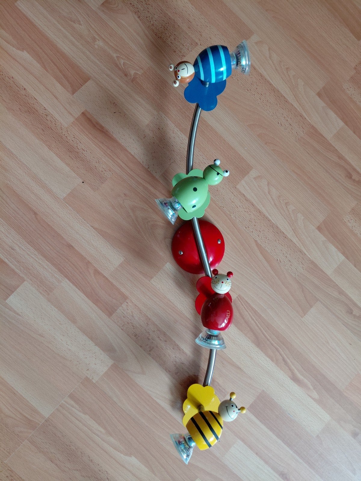 Leuke kinderlamp met dierenfiguren, Overige merken, Gebruikt, GU10, Meerkleurig