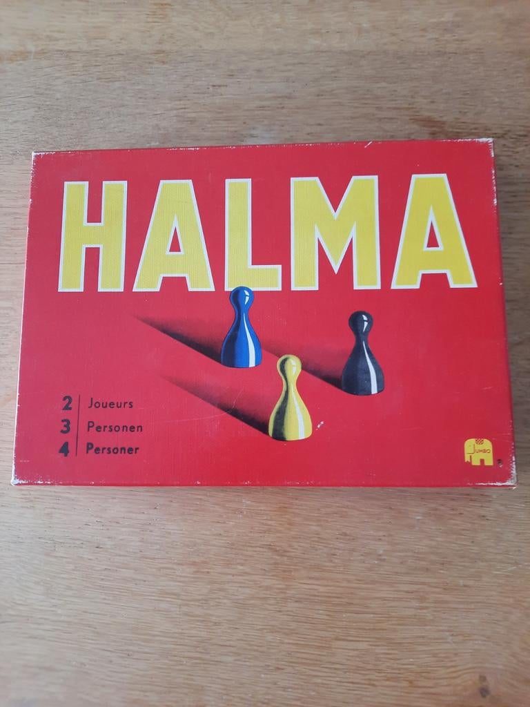 Halma bordspel van Jumbo, Hobby en Vrije tijd, Gezelschapsspellen | Bordspellen, Een of twee spelers, Ophalen of Verzenden, Gebruikt