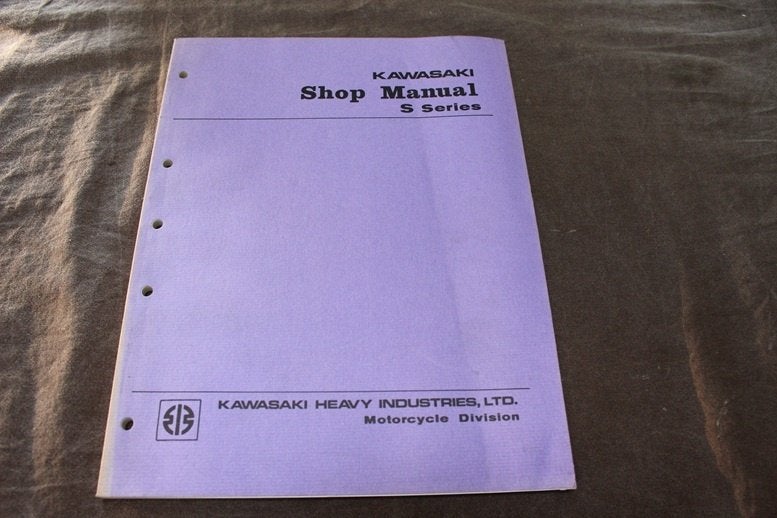 Kawasaki S1 S2 250cc 350cc 1972 motorcycle shop manual, Ophalen of Verzenden, Kawasaki