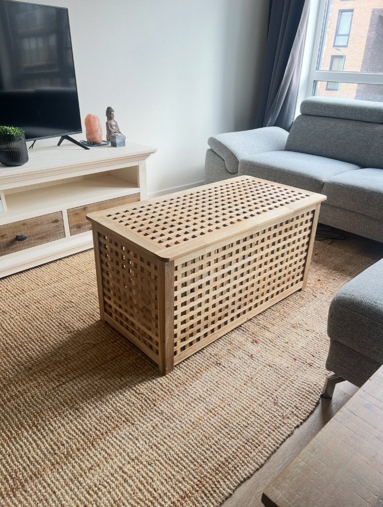 Salontafel, Huis en Inrichting, Tafels | Salontafels, Ophalen, 100 tot 150 cm, 50 tot 100 cm, Zo goed als nieuw