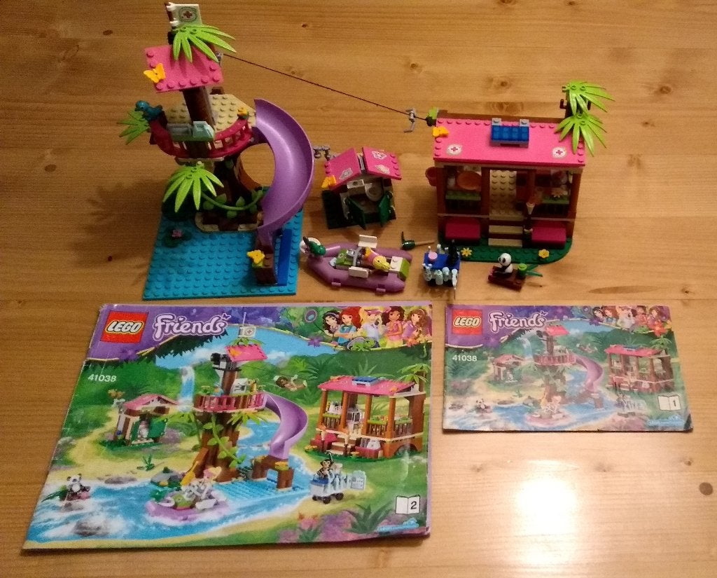 LEGO Friends Jungle reddingsbasis XXL set – 41038, Gebruikt, Lego, Friends, Ophalen of Verzenden
