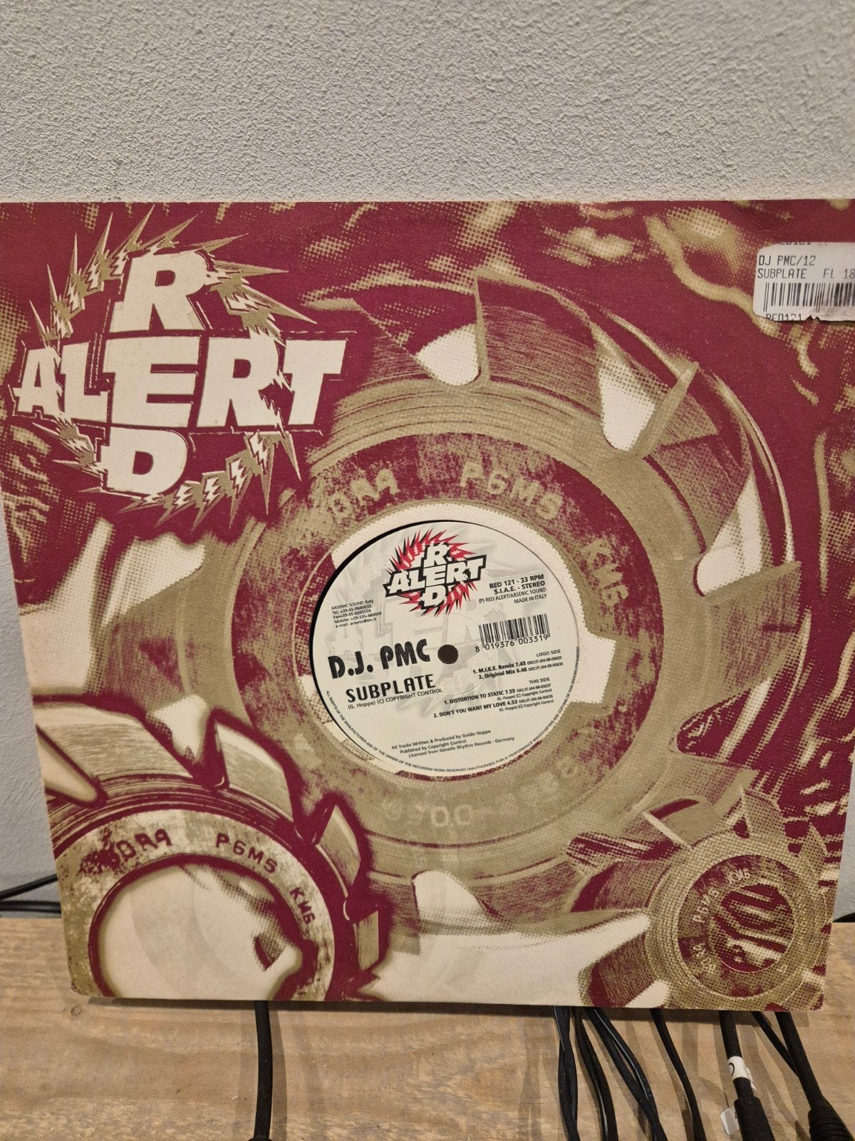 DJ PMC - Subplate (R-Alert D) 12 inch vinyl, LP, Gebruikt, Ophalen of Verzenden, Techno