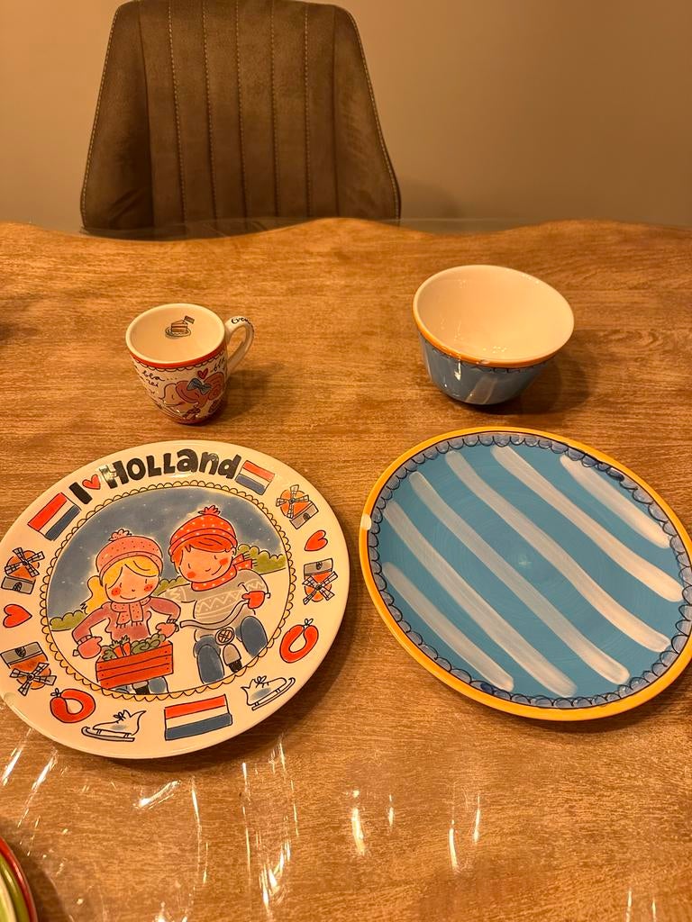 Blond Amsterdam servies met beschadigingen, Huis en Inrichting, Keuken | Servies, Gebruikt, Compleet servies, Blond Amsterdam