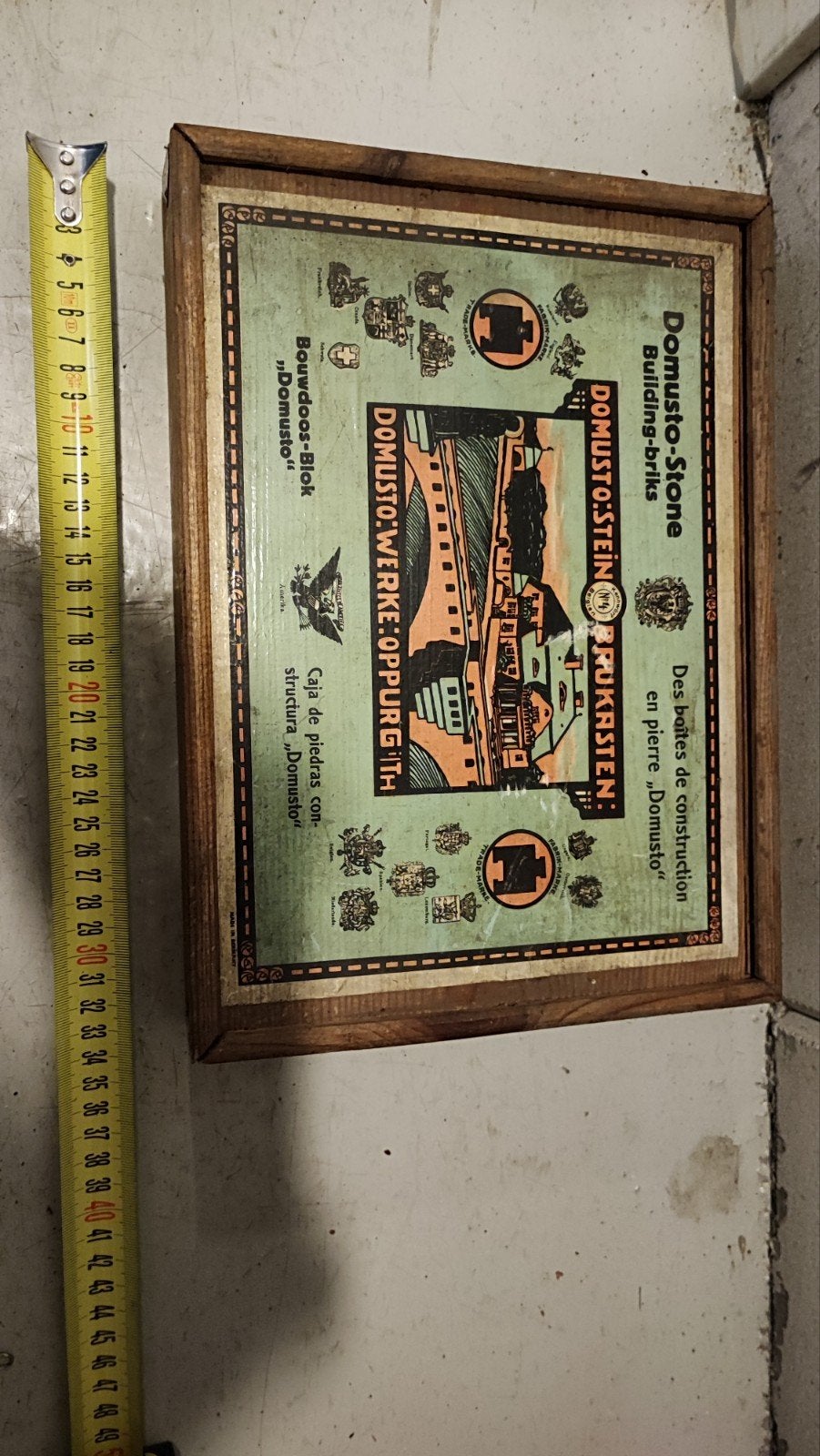 Vintage Domusto Steen Bouwdoos met Handleidingen, Ophalen of Verzenden, Gebruikt, Overige merken