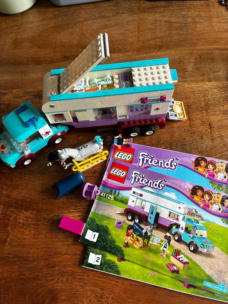 LEGO Friends Dierenambulance 41125 met handleiding, Ophalen of Verzenden, Gebruikt, Overige merken