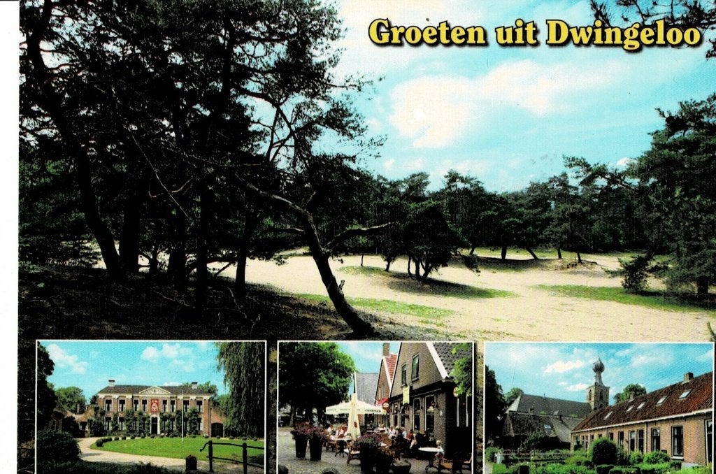 Groeten uit Dwingeloo - Ansichtkaart, Ophalen of Verzenden, 1980 tot heden, Gelopen, Drenthe