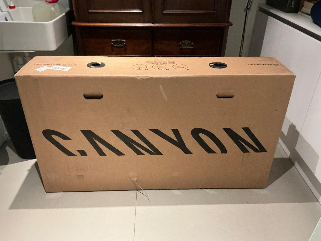 Fiets transport doos : gratis, Ophalen, Gebruikt, Canyon