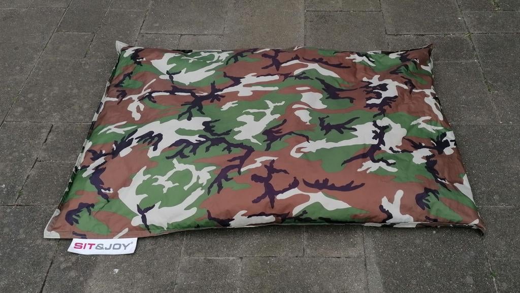 Zitzak Sit & Joy Camouflage 145 x 97 cm, Ophalen