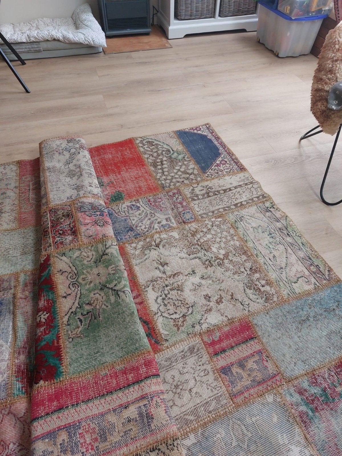 Patchwork Perzisch tapijt uit 2013, Ophalen, Gebruikt, 200 cm of meer, 200 cm of meer