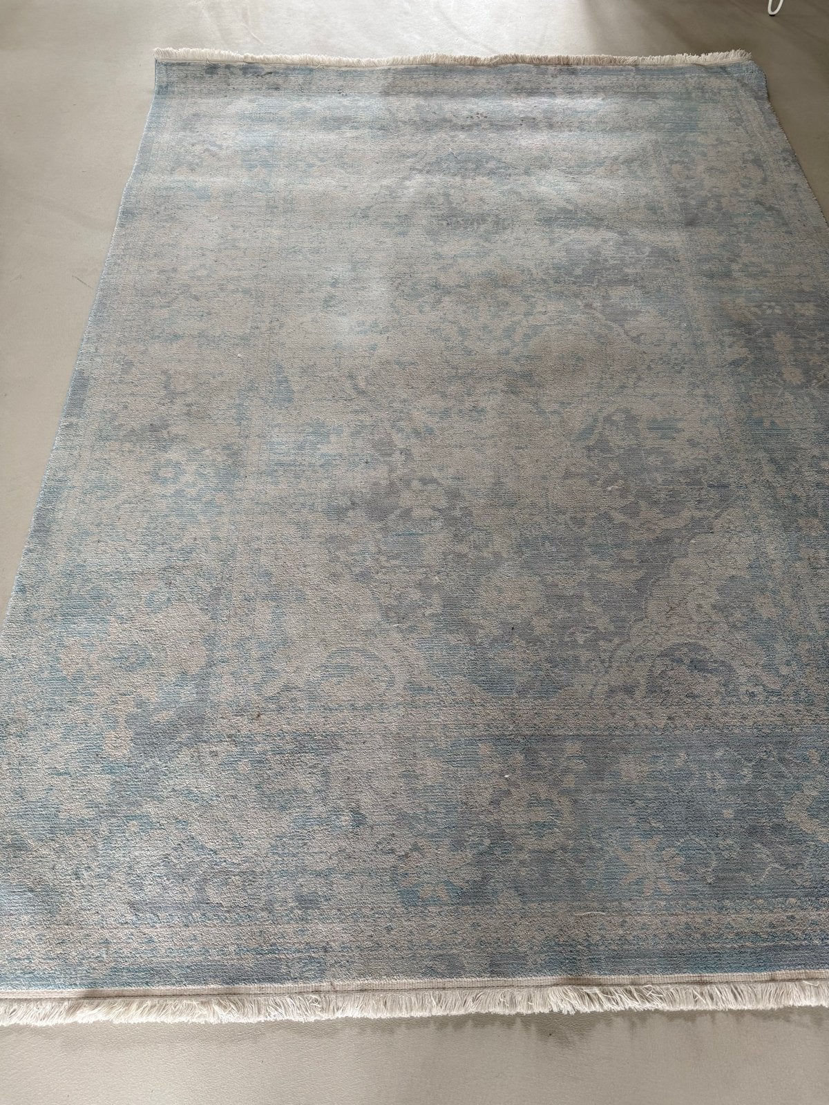 Lifa Living Premium Collectie Faded Blue Perzisch Tapijt, Blauw, 150 tot 200 cm, 200 cm of meer, Ophalen of Verzenden