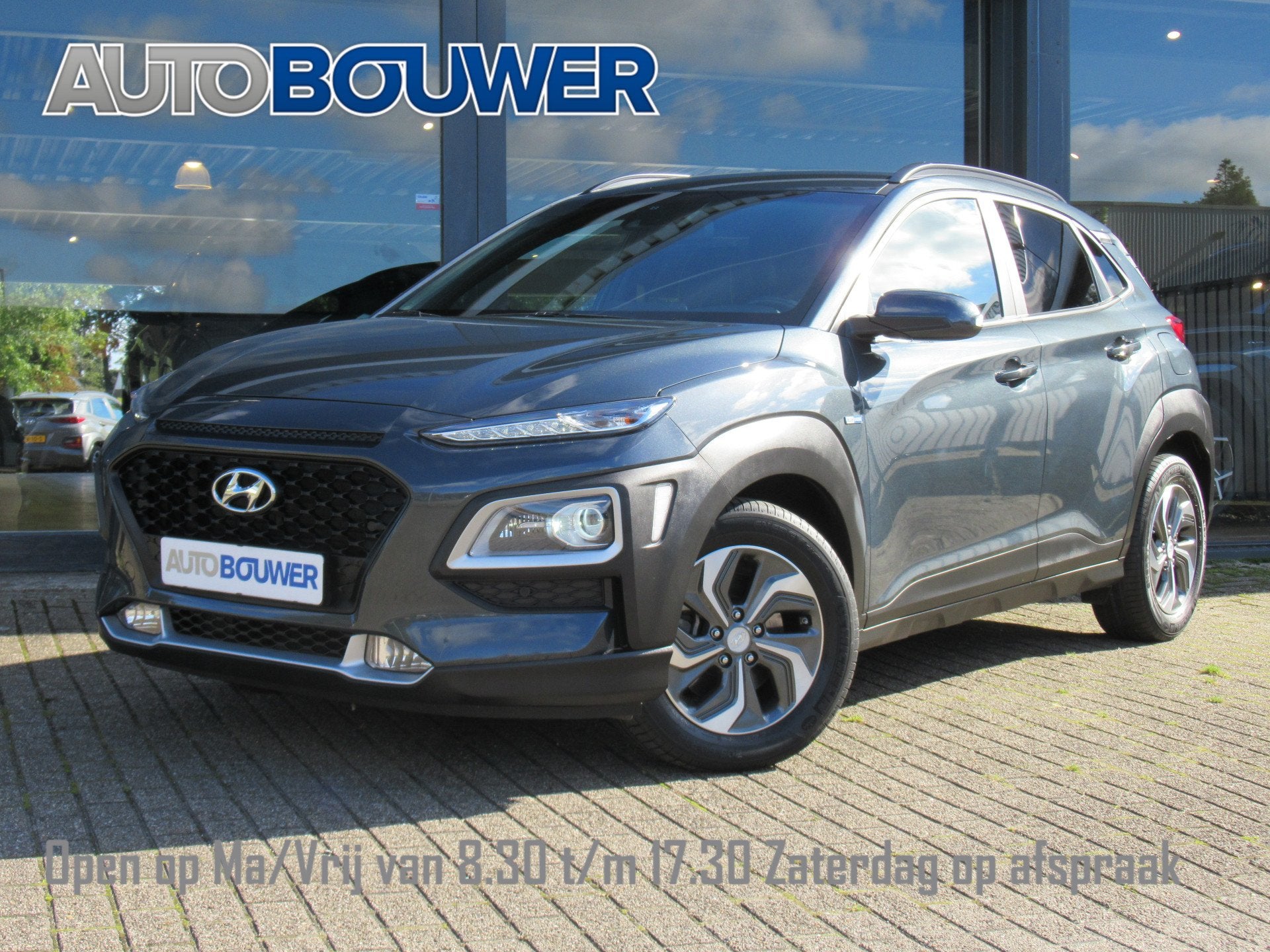 Hyundai KONA 1.6 GDI HEV Fashion 1e eigen | dealer onderh |, Dealer onderhouden, Gebruikt, Leder en Stof, Origineel Nederlands