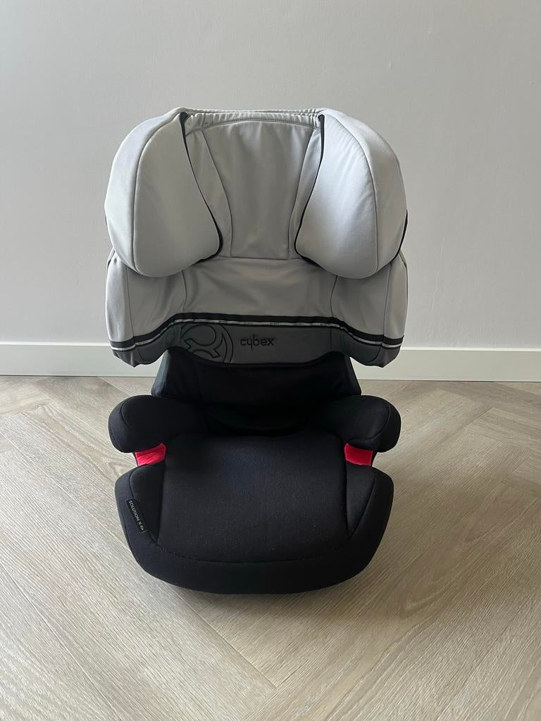 Cybex Solution X-Fix autostoel - Groep 2/3 (15-36 kg), Overige merken, Autogordel of Isofix, Gebruikt, Verstelbare rugleuning