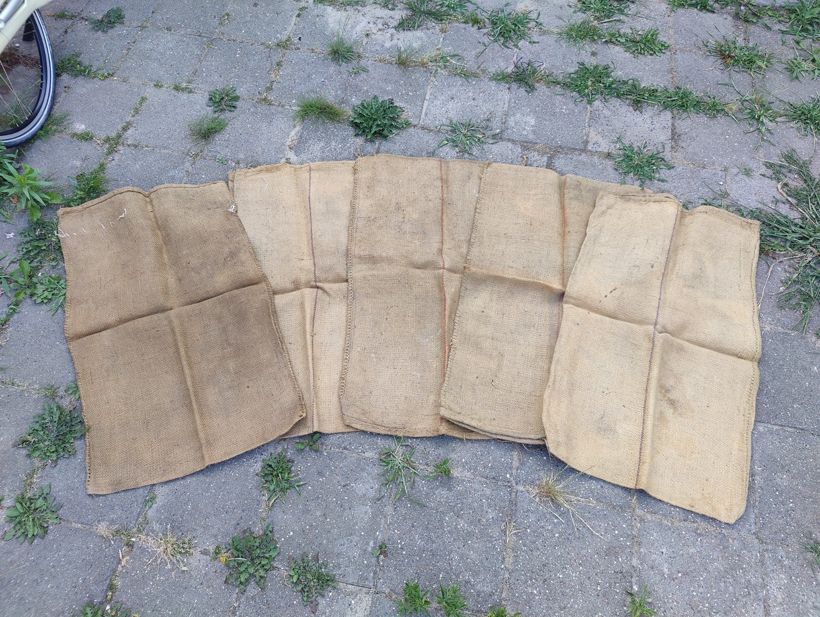 Jute zakken 10 stuks, Ophalen of Verzenden