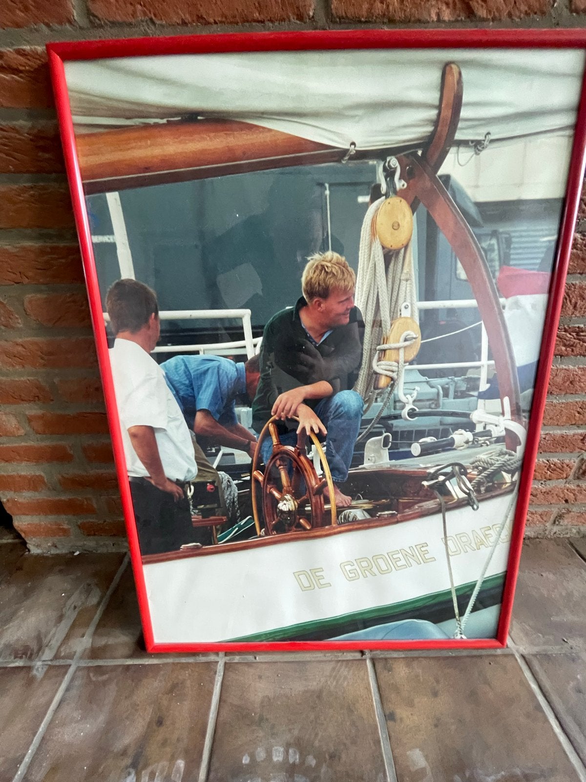 Foto Willem-Alexander op 'De Groene Draeck', Ophalen, 50 – 75, Minder dan 50 cm, Gebruikt