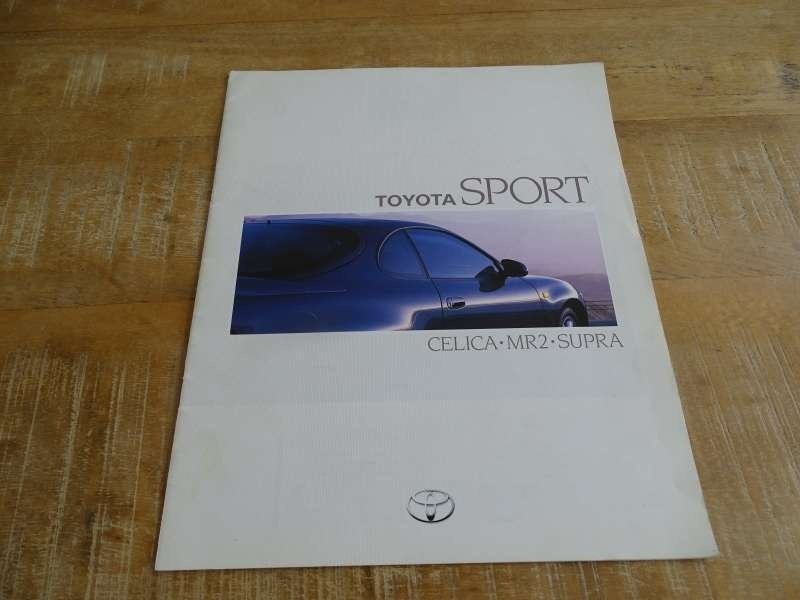 Toyota Celcia-MR2-Supra Brochure Folder - Druk 1990 - NL, Verzenden, Gelezen, Toyota