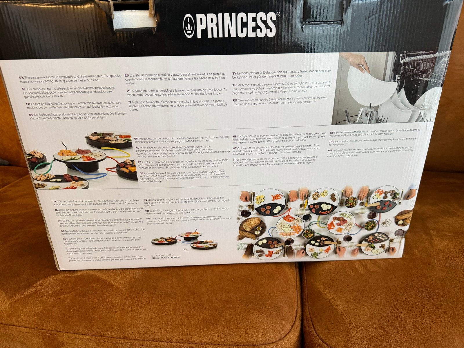 Princess Dinner4All Gourmetstel - Nieuw in doos, Ophalen, Gebruikt