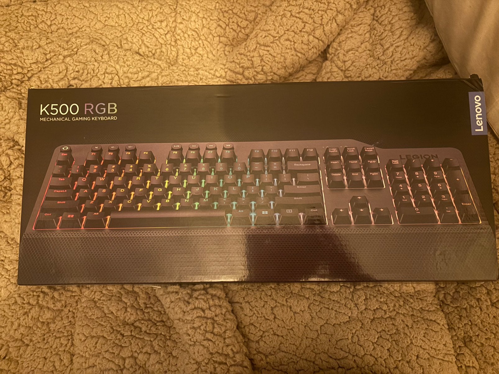 Lenovo K500 RGB toetsenbord, Gaming toetsenbord, Ophalen of Verzenden, Zo goed als nieuw, Qwerty