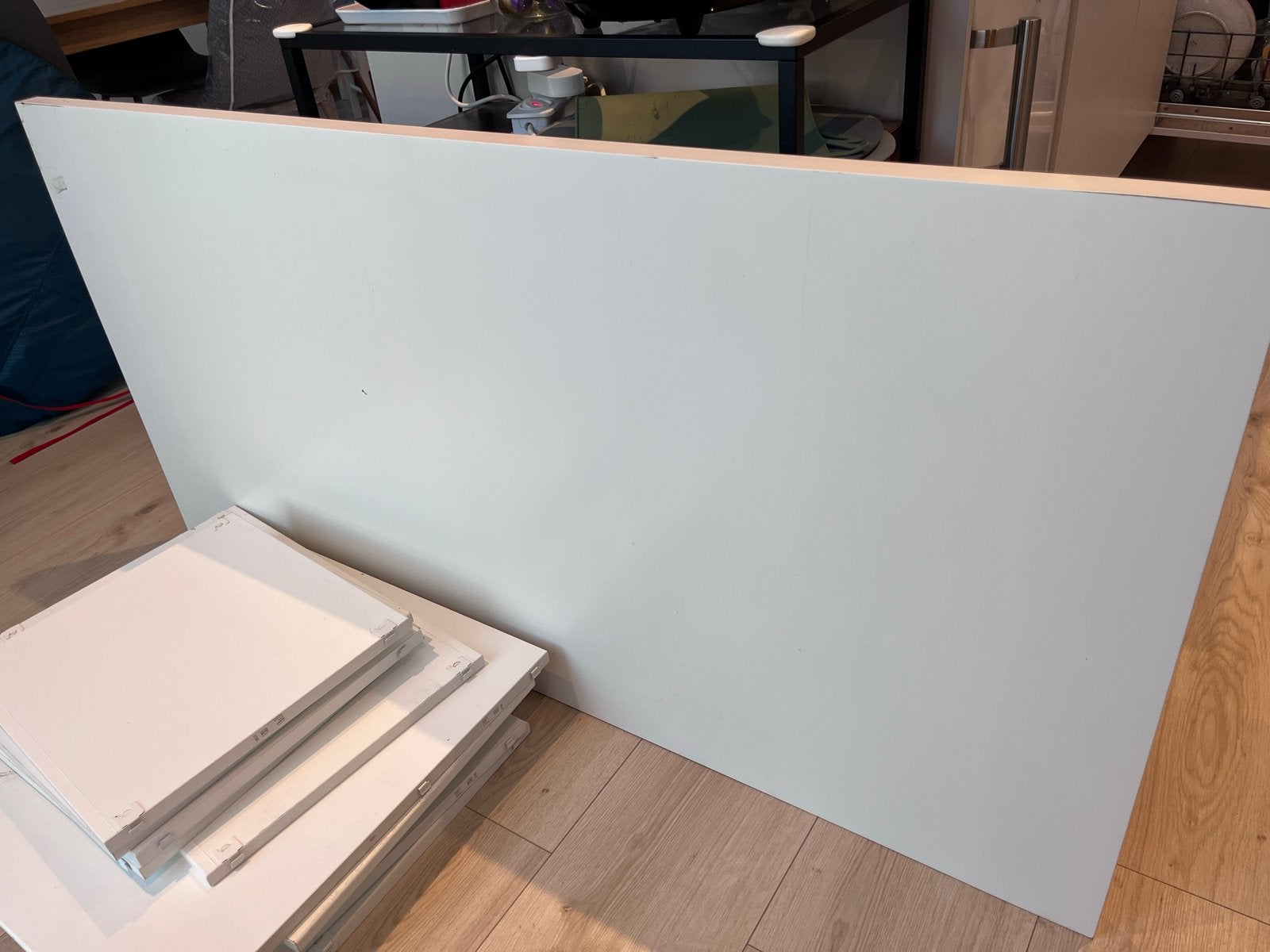 Ikea Witte MDF Platen voor tafel, Ophalen, Gebruikt