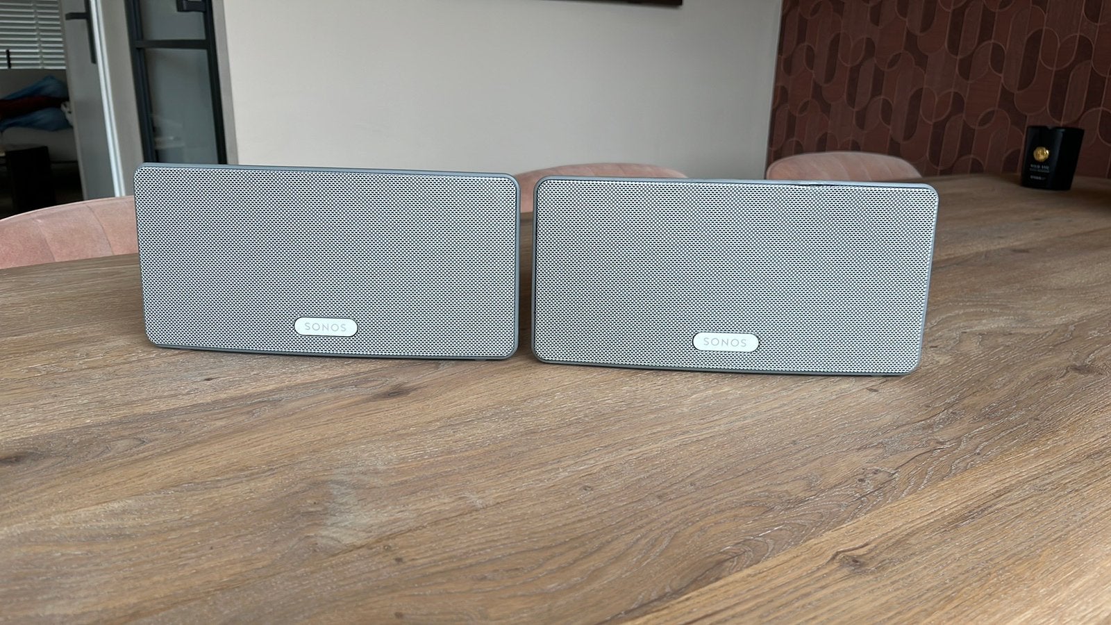Sonos play 3 set, Ophalen, Zo goed als nieuw, Minder dan 60 watt, Sonos