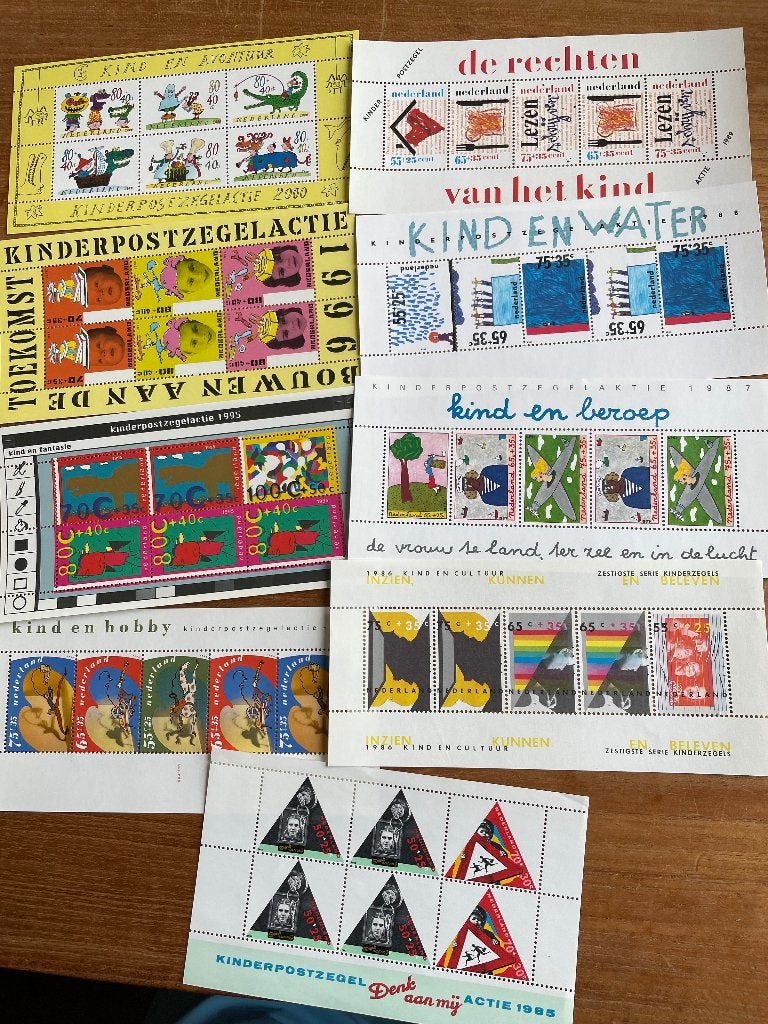 Kinderpostzegels diverse 1985-2000, Ophalen of Verzenden, Na 1940, Postfris