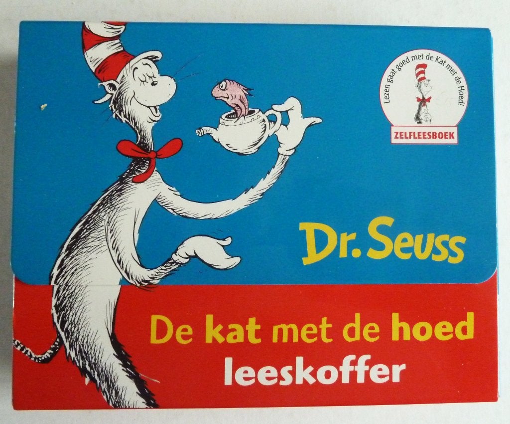 Dr.Seuus De kat met de hoed Leeskoffer derde druk 2017, Boeken, Ophalen of Verzenden, Zo goed als nieuw, Fictie algemeen